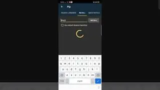 How to make android app using python and kivymd (installation of kivymd and simple app example)