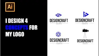 how to create concepts for your logo | illustrator tutorial