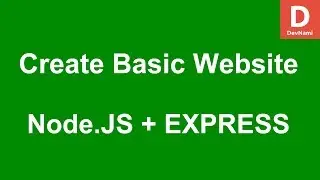 Express.js How to Create Basic Website in Node.js