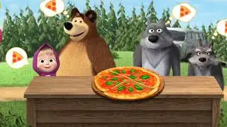 MASHA AND THE BEAR MEMASAK UNTUK SERIGALA DAN PANDA