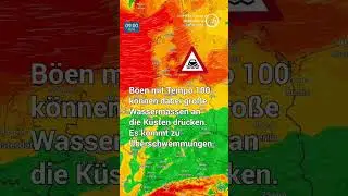 Es droht eine schwere Sturmflut an der Ostsee. 🌊 