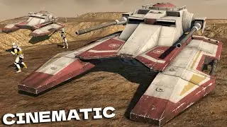 STAR WARS CINEMATIC BATTLE - Clone Troopers vs Battle Droids | Men of War: Assault Squad 2 (4K)