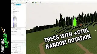 How to quickly plant lots of trees? FS19 and Giants Editor map making tutorial
