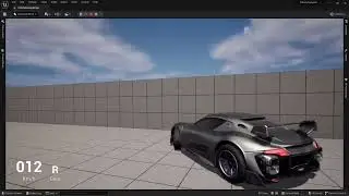 UE5 Free Dynamic car camera / Drift racing setup with Chaos Vehicle Component