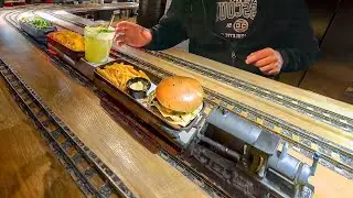 Awesome Technique They Found to Serve Burgers Via Trains