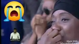 CARMEN DEVANT LE CERCUEIL DE  DJ ARAFAT TROP TRISTE