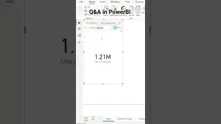 Q&A in PowerBI  #shorts #powerbipro #viralshort #mustwatch #powerbi #shots