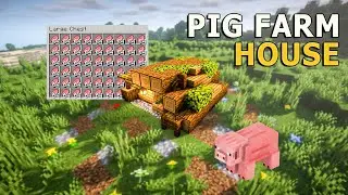 Minecraft SIMPLE Pig Farm 1.20! | Bedrock Java Survival | Tutorial