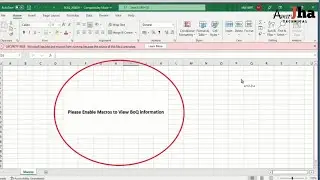 PleaseEnableMacrosToView BoQInformation | View BoQ I | Boq Issue | EnableMacros BOQ-AmitjhaTechnical
