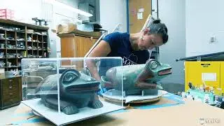 Technology and Tradition exhibit video loop