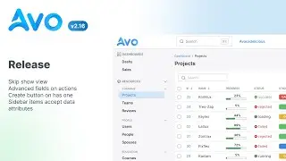 Avo Admin 2.16 for Ruby on Rails - Skip show view, advanced fields on actions, create on has_one