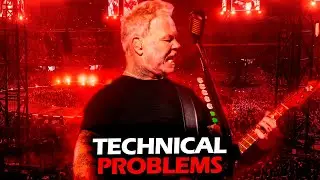 JAMES HETFIELD HAVING TECHNICAL PROBLEMS DURING SAD BUT TRUE LIVE (2024) #METALLICA #wanna