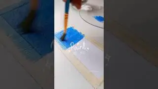 Bookmark Painting 💙 Day 1/10 #youtubeshorts #shorts