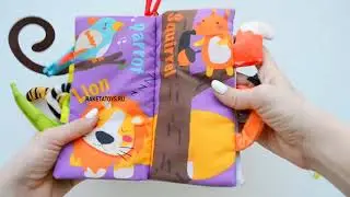 Книжки шуршалки для новорожденных с хвостами :)