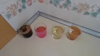 Experimento del los huevos en Agua, Vinagre, Acetona y lejía