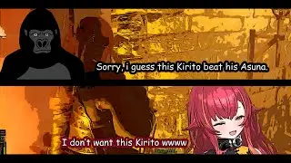 Gorilla accidentally hit Nekota Tsuna (Virtual Gorilla/Nekota Tsuna/Shibuya Hal)