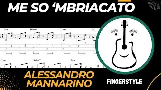 Me so 'mbriacato (Alessandro Mannarino) - Tutorial Chitarra - Accordi