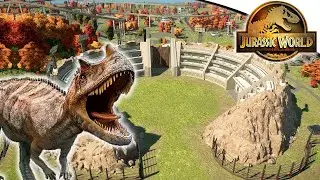 I'm building a Carnivore Arena! - Jurassic World Evolution [#4]