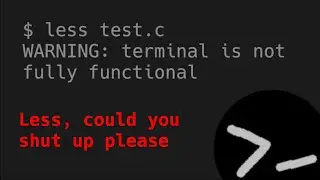 Less could you please stop yelling at me