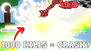 Will you crash by 1000 instant kills? (Roblox Bedwars)
