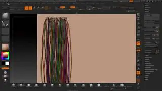 Tutorial Hair for a Real-time Character 1 part (English audio)