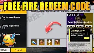 Free Fire world series Today's redeem Code || FFWS Redeem Code 🤩