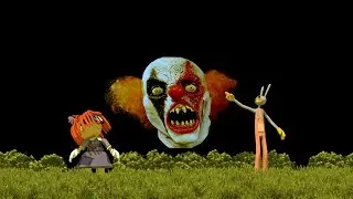 The scariest clown vs  Roetha and Jack / animation