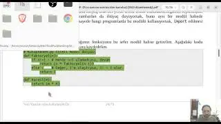 Python ile veri yapıları - isim uzayı, modüller