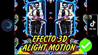🔴✅ EFECTO  3D  USANDO ALIGHT MOTION💥TUTORIAL💯 EDITS FF⚡VIRAL TIKTOK💫