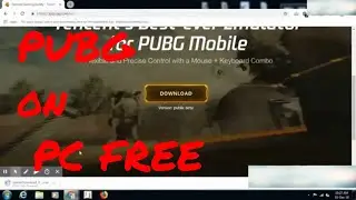 How to Download Pubg Mobile on Pc for Free|How to Play Pubg Mobile on Pc