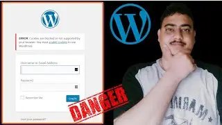 cookies are blocked or not supported by your browser you must enable cookies to use wordpress