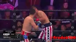 Josesito Lopez drops Molina Jr with body shot