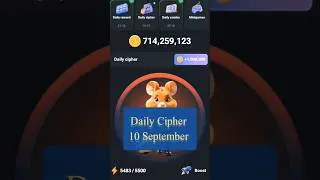 10 September Hamster Kombat Daily Cipher Today cifra diaria hamster kombat hamster daily capture
