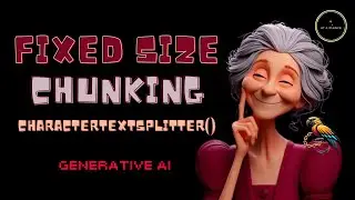 Fixed Size Chunking Strategy | Chunking in RAG | Langchain CharacterTextSplitter | LLM | Gen AI #ai