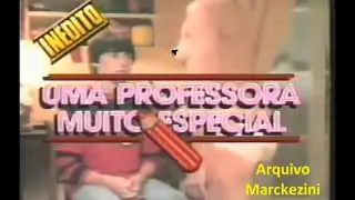 Uma Professora Muito Especial 1981 Chamada Inédito Tela Quente em 1991