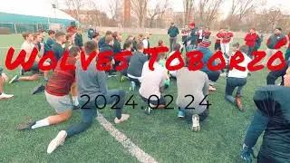 Budapest Wolves flag és amerikai foci toborzó 2024. 02. 24