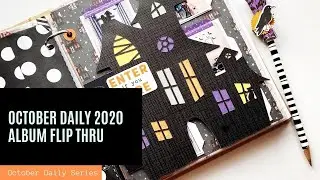 October Daily 2020 Album Flip Thru