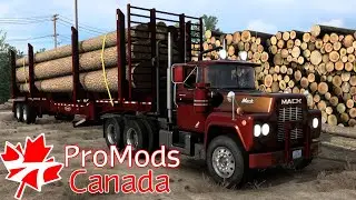 Mack R Logging (ProMods Canada) in American Truck Simulator