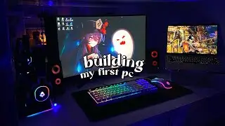 montando meu primeiro setup / pc & jogando genshin!