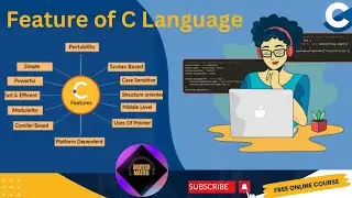 Feature of C language in Hindi || C language features and Application in Hindi.