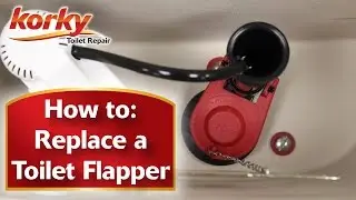 How to Replace a Toilet Flapper with Korky