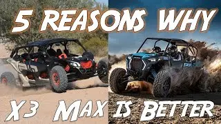 Can Am X3 Max XRS vs Polaris RZR XP 4 Turbo S