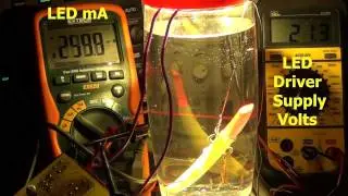 Reef Light Simulation High Power LED current monitoring of PWM intensity changes