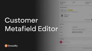 Customer Metafields Editor | Webflow & Shopify, connected! Smootify.io