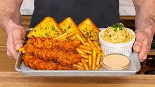 The Ultimate Chicken Tender Plate At Home