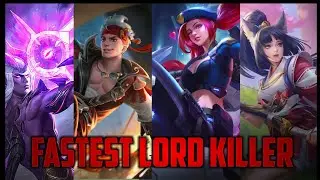 MLBB FASTEST LORD KILLER WITH INSPIRE