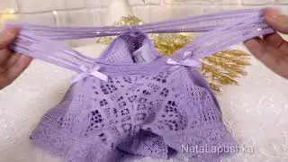Оригинальные кружевные трусики