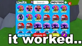 Testing MAX LUCK Methods In Toilet Tower Defense!
