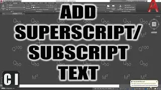 AutoCAD How To Add Superscript / Subscript Text and Symbols - 3 Quick Tricks! | 2 Minute Tuesday