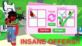 INSANE Adopt Me offers + Giveaway Announcement!
